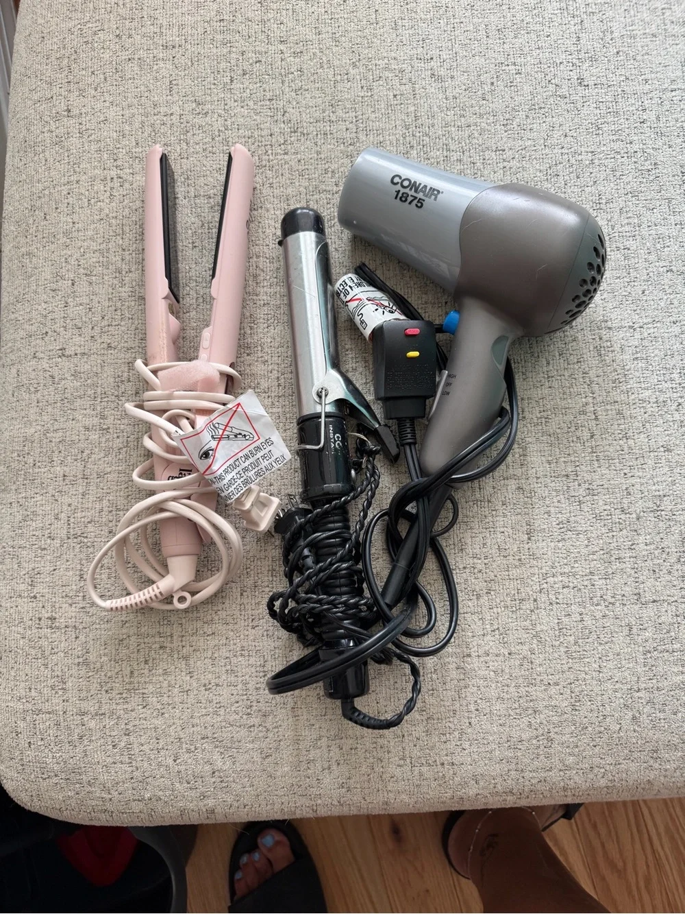1875 Compact Hair Dryer - Gray